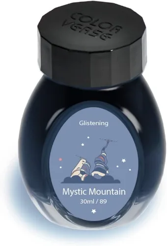 Colorverse Tinta - Temporada 7 Glistening Series - No. 89, Mystic Mountain (1.0 fl oz) Tinta para pluma estilográfica