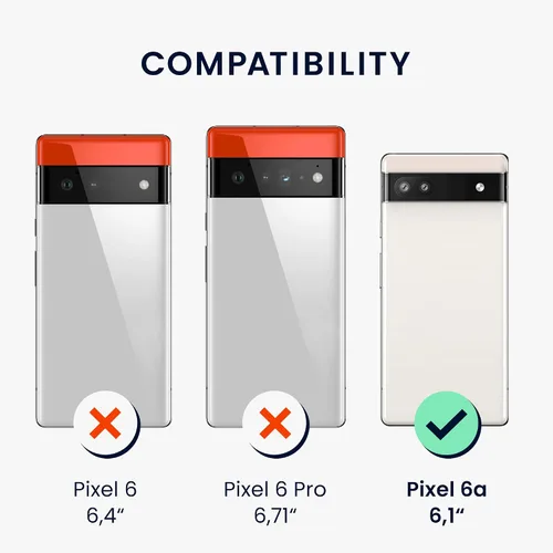 Miniatura 155 de kwmobile Funda Compatible con Google Pixel 6 Pro - Funda de teléfono de silicona TPU con acabado suave - Azul Arrecife