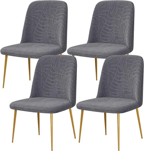 Miniatura 15 de Gollense Fundas de silla con respaldo curvado para comedor, fundas modernas de mediados de siglo, protector de asiento de silla semicírculo