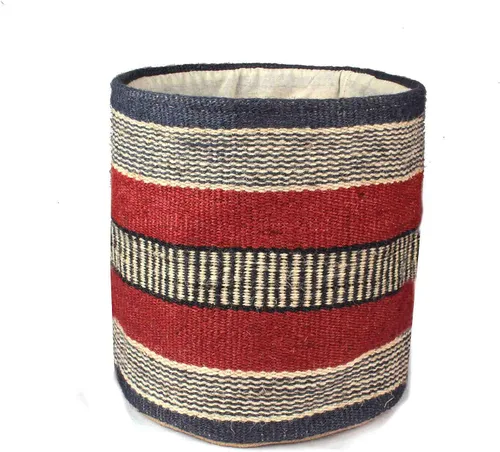 Miniatura 13 de Cesta de Maceta de Yute Resistente, Cesta Tejida Moderna, Maceta para Flores, Maceteros de Interior para Suelo, Cesta Organizadora de Almacenamiento