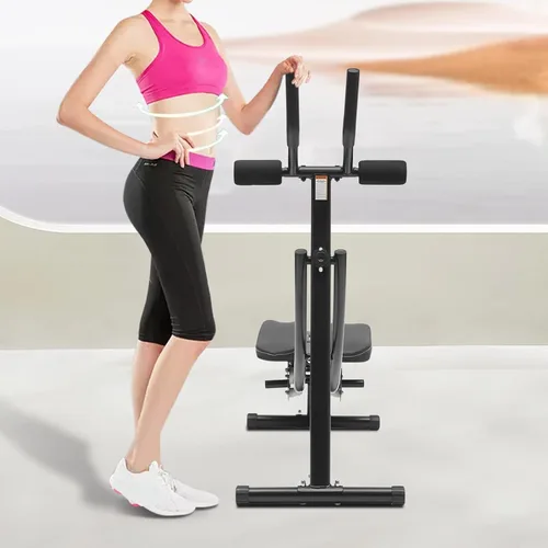 Miniatura 2 de Equipo de entrenamiento abdominal, máquina de abdominales para gimnasio en casa, máquina de ejercicio abdominal plegable y abdominal, máquina