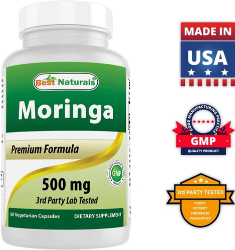 Miniatura 6 de Best Naturals Moringa Superfood 500 mg 60 Cápsulas Vegetales
