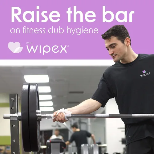 Miniatura 8 de Wipex Repuesto de toallitas de gimnasio a base de plantas, verificado por EWG, 700 unidades, limpiador de gimnasio de 8 x 8 pulgadas para equipos