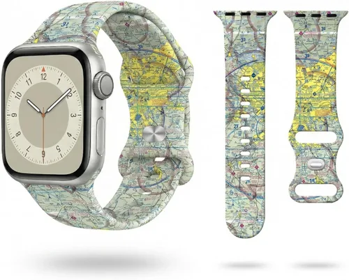Miniatura 13 de Correa deportiva de silicona compatible con Apple Watch
