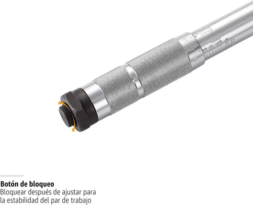 Miniatura 7 de Amazon Basics llave dinamométrica de clic de 1/2 pulgada, 20-150 pies-libras, 27.1-203.5 Nm