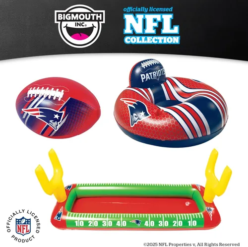 Miniatura 6 de BigMouth NFL 48” Inflatable Pool Noodle Officially Licensed NFL Fan Gear Soft Top Large Jumbo Float for Adults and Teens