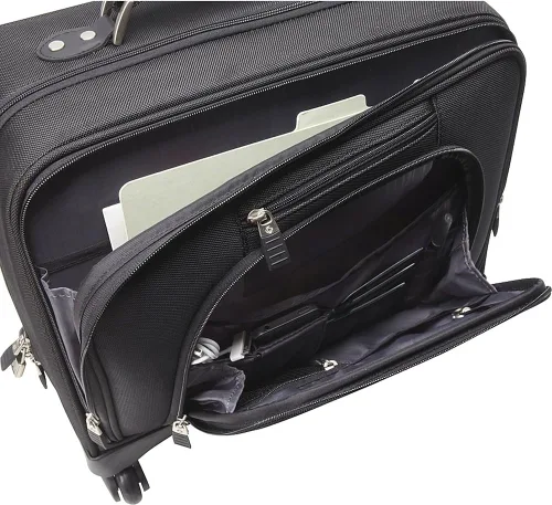 Miniatura 4 de Samsonite Maletín giratorio para portátil con ruedas en negro Negro