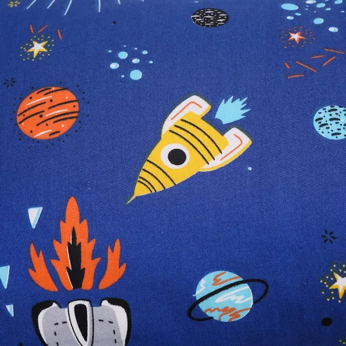 Miniatura 6 de Sábana bajera para cuna Astronaut Space Galaxy - Sábana para cuna de bebé en poliéster para cuna estándar y colchones para niños pequeños, 1 paquete
