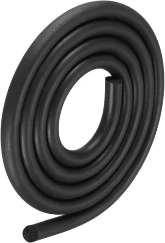 Miniatura 14 de METALLIXITY Tira de sellado de goma de espuma (0.157 in de diámetro x 19.7 ft de largo), 1 unidad, tira redonda de goma EPDM para reparación
