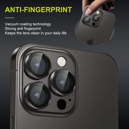 Miniatura 4 de WSKEN Protector de lente de cámara para iPhone 14 Pro/iPhone 14 Pro Max, [modo de disparo nocturno] Protector de pantalla de vidrio templado HD