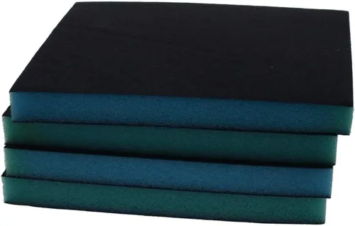 Miniatura 9 de Utoolmart 12 bloques de lijado de esponja de lijado, grano 180 húmedo, seco, lavable y reutilizable, esponja de papel de lija para muebles de 12