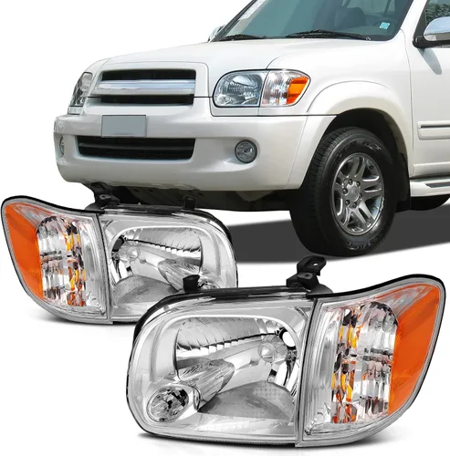 Miniatura 40 de Ensamble de faros SCITOO Compatible con 2010-2014 para Subaru Legacy 2010-2014 para Subaru Outback Faros con lente transparente y carcasa cromada