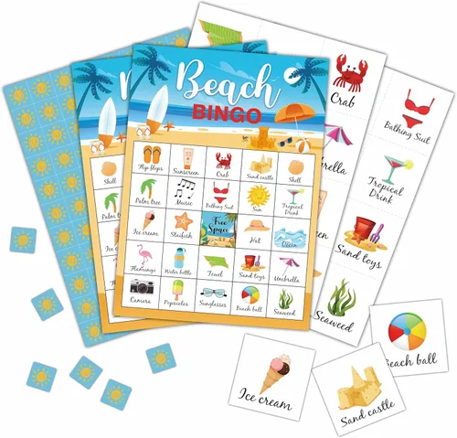 Miniatura 13 de Tarjetas de bingo de jubilación, juego de jubilación para 24 jugadores, actividades de oficina para familiares y amigos, suministros de regalos