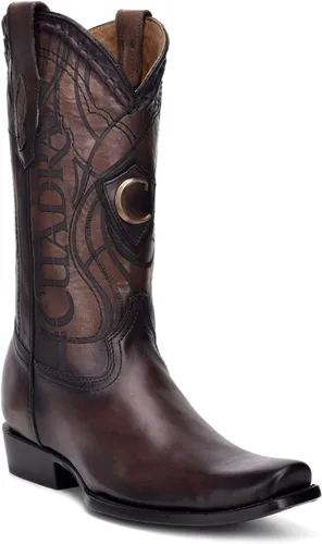 Miniatura 2 de Cuadra Bota Western Hombre en Piel Genuina Marrón