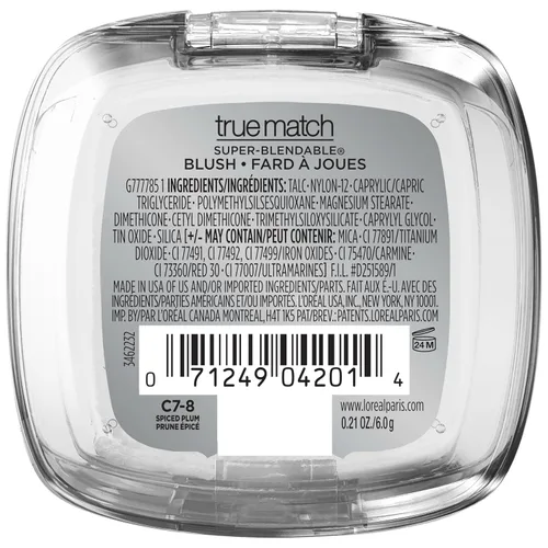 Miniatura 2 de L'Oreal Paris, Rubor True Match, 0.21 oz, (Spiced Plum)