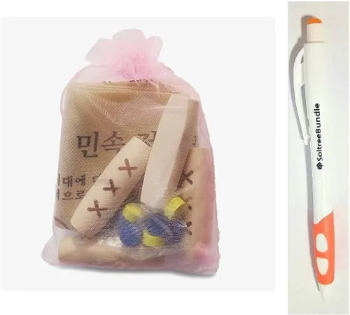 Miniatura 2 de Juego de mesa coreano Mini YUT Nori YUT Game Yoot Game Yutnori con bolígrafo SoltreeBundle