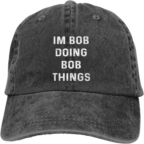 Miniatura 7 de Im Bob Doing Bob Things - Sombrero de camionero para hombre, sombrero de malla vintage para verano
