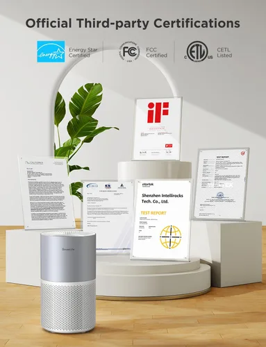 Miniatura 5 de GoveeLife Purificadores de aire para el hogar, purificador de aire inteligente para habitaciones grandes con aplicación y control Alexa, cubre hasta
