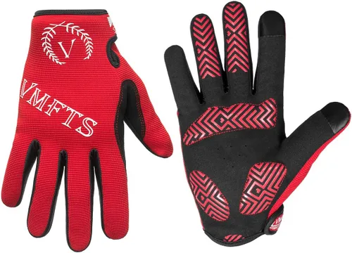 Guantes de ciclismo VMFTS con gel y guantes deportivos sin dedos completos para fitness, levantamiento de pesas, entrenamiento de escalada,
