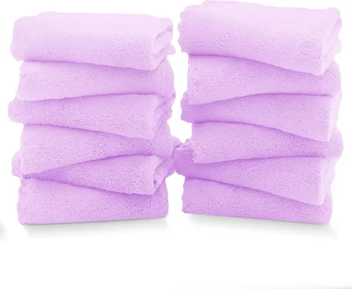 Miniatura 55 de TENSTARS Toallas de baño de seda con dobladillo para baño en liquidación - 27 x 55 pulgadas, ligeras, finas y de secado rápido, toalla absorbente