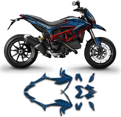 Miniatura 13 de Kit de adhesivos personalizados para Hypermotard Hyperstrada 821 2013 2014 2015 2016, DCTHYMS1318003-KO