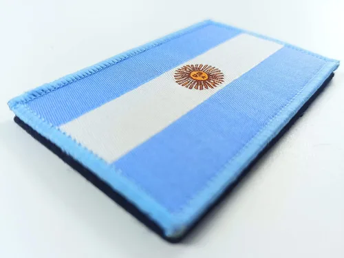 Miniatura 4 de QQSD Parche de bandera argentina Argentina - Cierre de velcro, paquete de 2