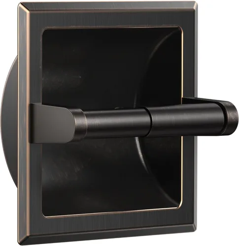 Miniatura 10 de FORIOUS Soporte de papel higiénico empotrado, soporte de rollo de papel higiénico de acero inoxidable duradero de montaje en pared para baño