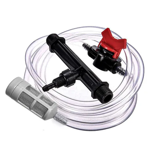 Kit de inyector de fertilizante Venturi de riego - Inyectores mezcladores de 3/4 pulgadas para sistema de tubo de agua de agricultura de jardín
