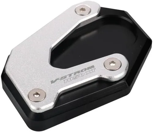 Miniatura 5 de TEMKIN W Motorcycle Kickstand Foot Side Stand Extension Pad Support Plate Enlarge Stand for Suzuki Vstrom 1050 V-Strom 1050XT 1050 XT Y