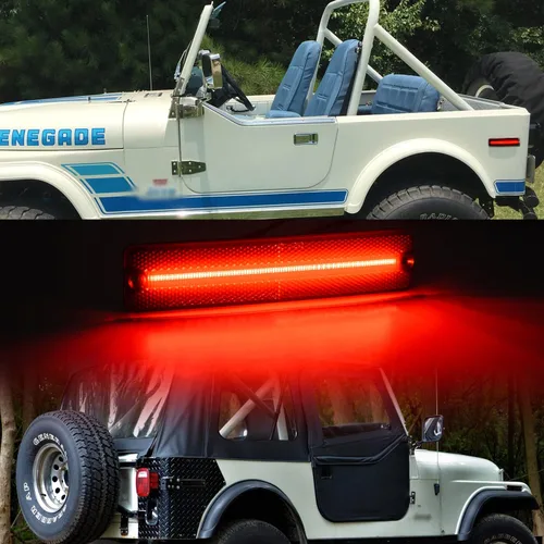 Miniatura 5 de Luces de marcador laterales LED de repuesto para 1972-1986 J'eep CJ5 CJ7, 1984-1991 Grand Wagoneer J10 J20 Pickup ámbar delantero rojo trasero