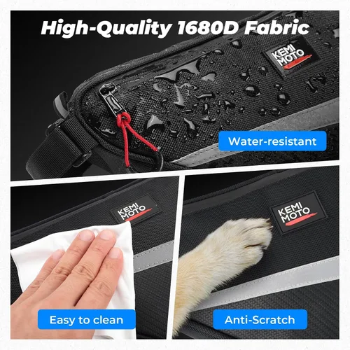 Miniatura 6 de Bolsa de almacenamiento triangular para barra de protección KEMIMOTO UTV, bolsa universal resistente al agua para techo/puerta/reposabrazos lateral