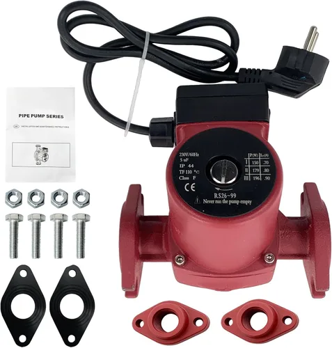 Miniatura 18 de UPS26-99FC 52722512 Bomba de circulador de agua/bomba de caldera 1/6HP Compatible con calefacción radiante, calefacción hidrónico, calefacción