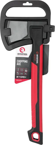 Miniatura 9 de INTERTOOL Hacha larga para acampar con hacha para cortar madera y leñar, herramienta de hacha de 18 pulgadas para dividir leña y supervivencia al