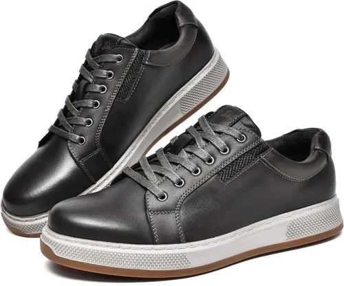 Miniatura 8 de Men's Casual Oxford Dressy Sneaker Shoe Fashion Walking Shoes for Men Lace-Up Flats Stylish Genuine Leather Upper Stylish Comfortable and Durable