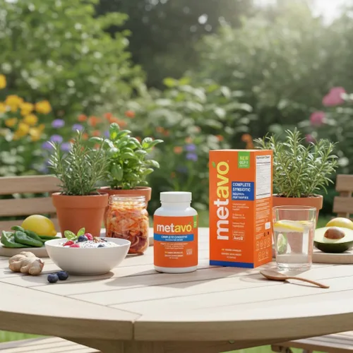Miniatura 7 de Metavo Complete Synbiotic - GLP-1 Support Pre+Pro+Postbióticos 60 cápsulas vegetales 7 cepas, 4 mil millones de UFC Apoyo para la salud
