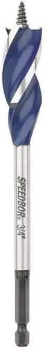 Miniatura 10 de IRWIN SPEEDBOR Broca triflute para madera 7/16" (3041015), Negra