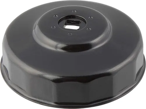 Miniatura 12 de Steelman 90mm x 15 Flauta Llave para tapa del filtro de aceite, accionamiento de 3/8 de pulgada, diseño de bajo perfil para espacios reducidos