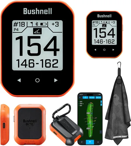 Miniatura 18 de Bushnell Golf Phantom 3 Slope GPS Handlheld (negro) Más de 38,000 campos, compensación de pendientes, información de peligro, calculadora