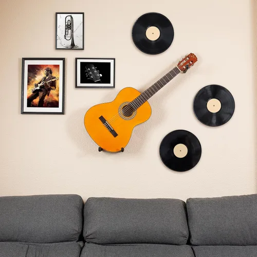 Miniatura 3 de RawRock Soporte Horizontal para Guitarra Eléctrica - Montaje en Pared, Inclinación y Exhibición de Tu E-Guitarra