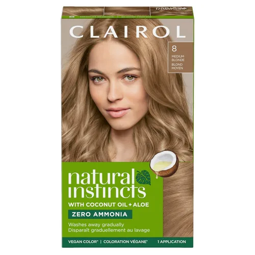 Miniatura 39 de Clairol Natural Instincts - Tinte semipermanente para el cabello, color negro azul 2BB, paquete de 1 unidad 2BB Azul Negro