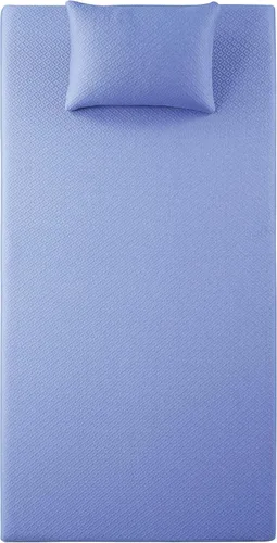 Miniatura 9 de Lexicon Cantus - Juego de colchón de espuma viscoelástica con gel de 7 pulgadas, tamaño individual, color azul
