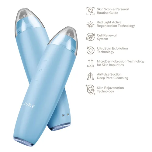 Miniatura 4 de GESKE SmartAppGuided™ MicroDermabrasion Blackhead Remover 7 en 1 Removedor de puntos negros Limpiador eléctrico de poros Innovadora taza