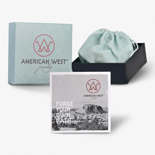 Miniatura 6 de American West - Pulsera de plata de ley para mujer, diseño de piedras preciosas múltiples, tallas S, M o L