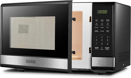 Miniatura 4 de BLACK+DECKER Horno digital de microondas (1.1 pies cúbicos) y aspiradora vertical giratoria sin bolsa BISSELL CleanView