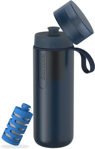 Miniatura 15 de PHILIPS Water GoZero - Botella de agua activa sin BPA con filtro de agua de río/lago/manantial para senderismo, campamento y fitness, filtro de agua