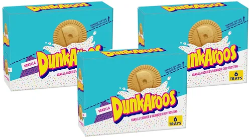 Miniatura 20 de DunkAroos - Galletas de chocolate y glaseado de chocolate doble, 6