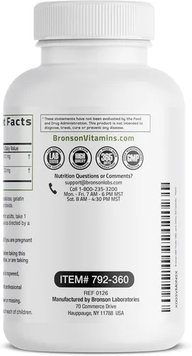 Miniatura 7 de Bronson Cápsulas de cardo lechoso con Silymarin marianum y extracto de diente de león, suplemento para la salud del hígado, antioxidante