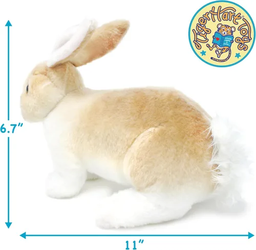 Miniatura 3 de TigerHart Ridley The Rabbit - Conejito de peluche realista de 11 pulgadas