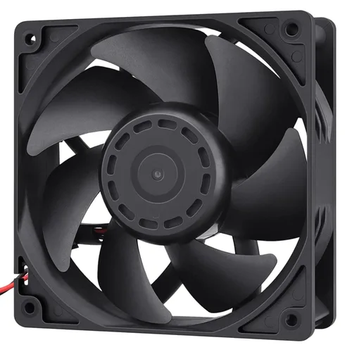 Miniatura 8 de GDSTIME Ventilador de caja de 4.724 in, alta presión de aire de 4.724 in x 0.984 in, 12 V CC, ventilador de enfriamiento sin escobillas 2 pines