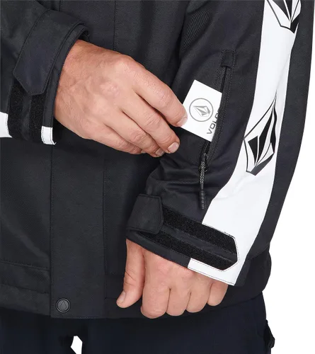 Miniatura 10 de Volcom Chaqueta de snowboard con aislamiento de piedras icónicas para hombre PARENT